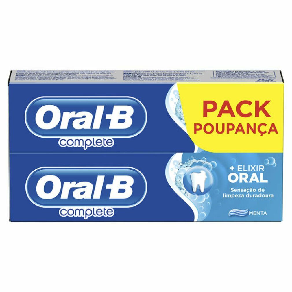 Oral-B Zahnpasta COMPLETE DENTIFRICO ENJUAGE + BLANQUEANTE LOTE 2 x