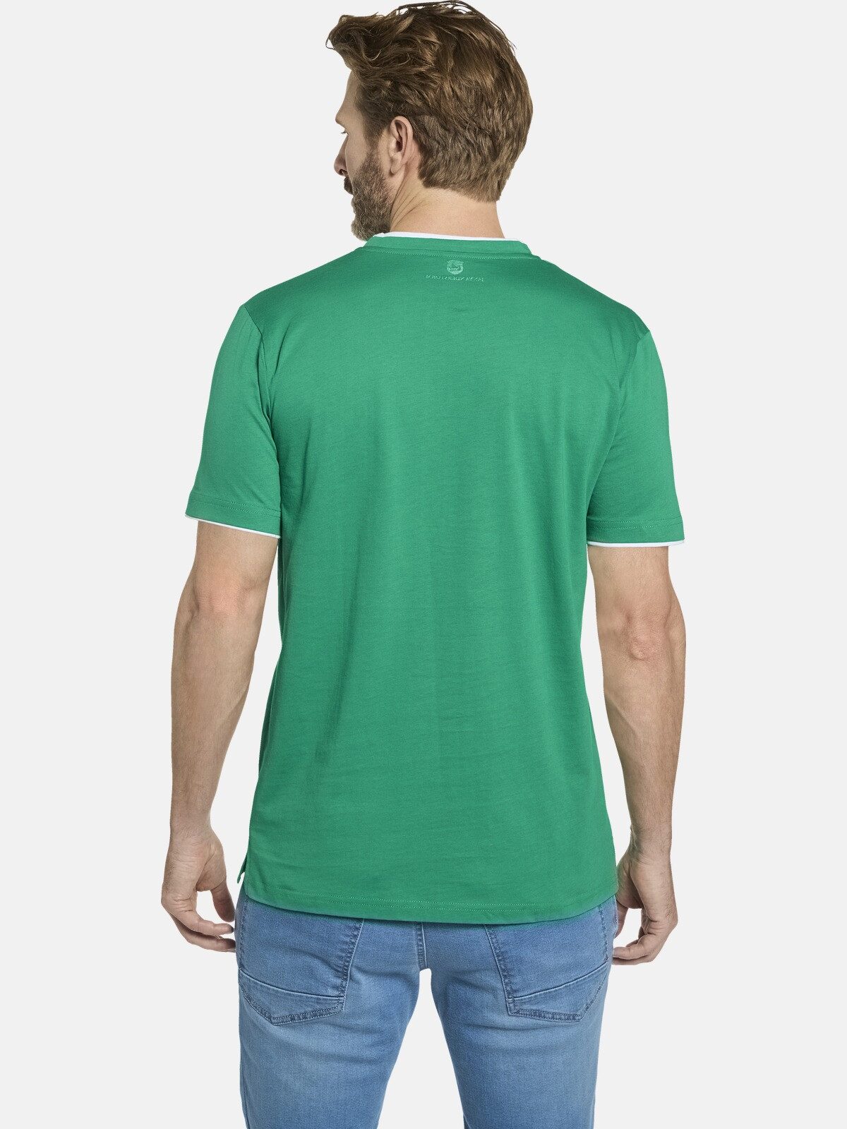 Jan Vanderstorm T-Shirt FLEMMING mit nordischem Aufdruck