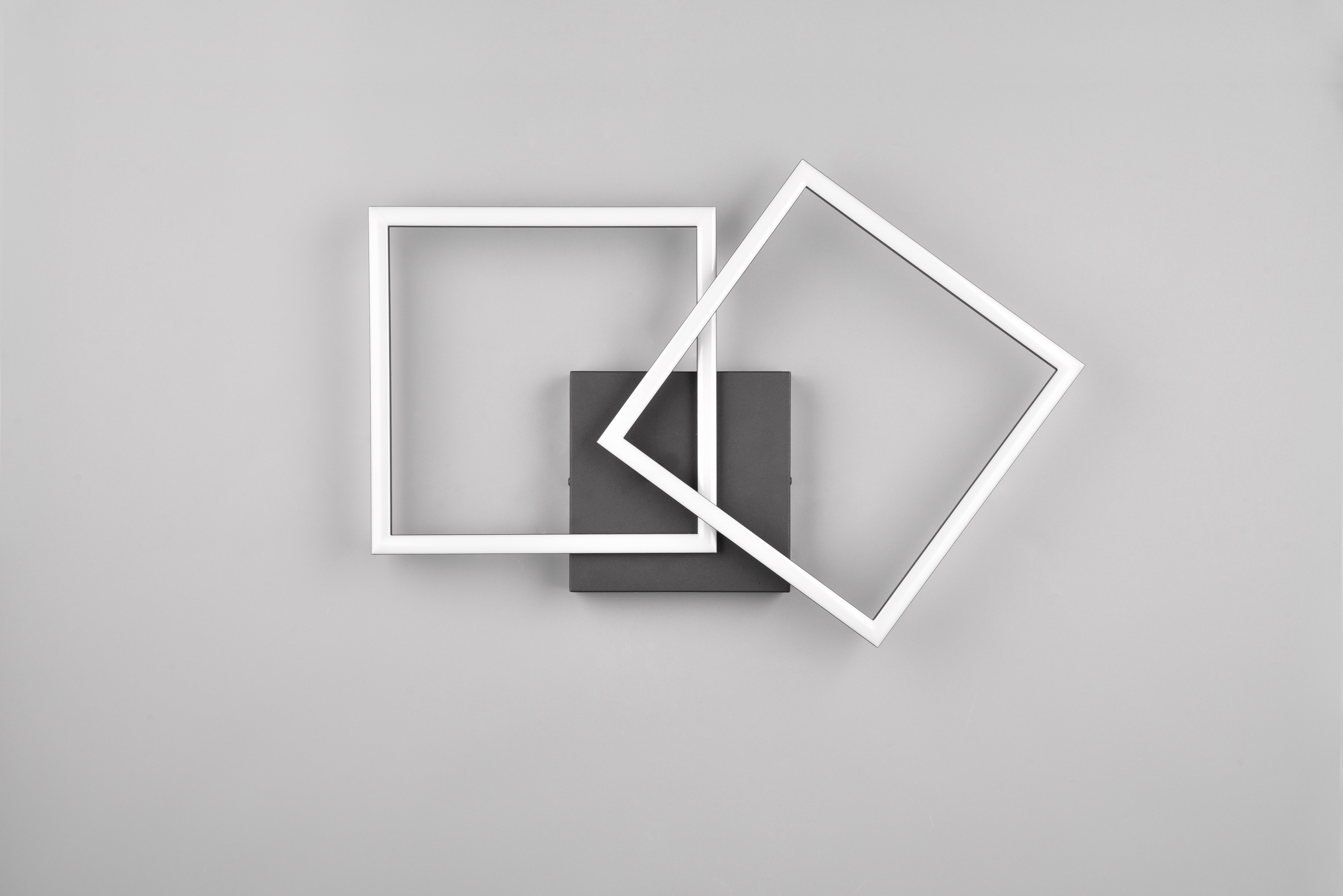 my home LED Deckenleuchte ANTJE, Deckenlampe, schwenkbare LED-Rechtecke, LED fest integriert, Warmweiß, Wand- und Deckenmontage möglich