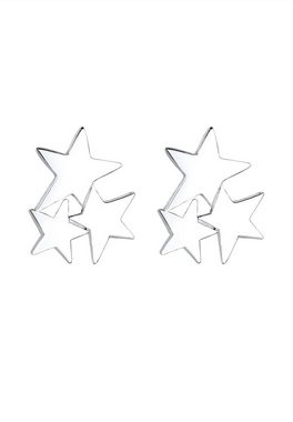 Elli Paar Ohrstecker Sterne Stars Astro Stern Trend 925 Silber, Sterne