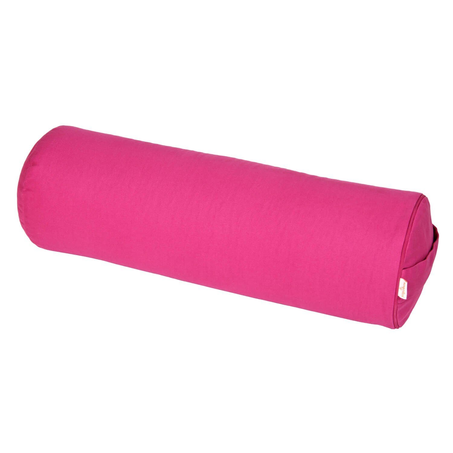 Yoga Yogakissen Bolster magenta Pilates BASIC und yogabox