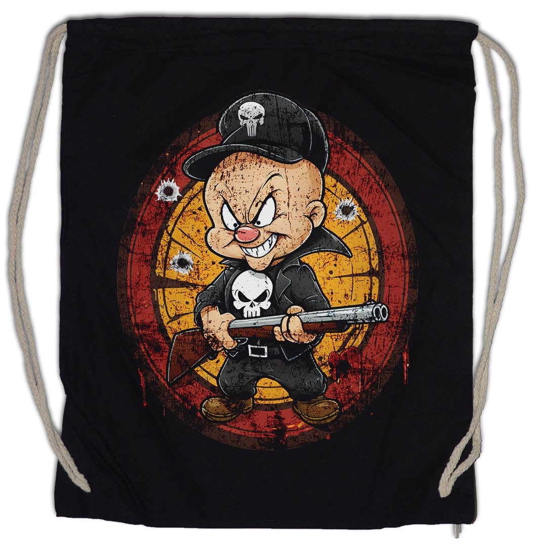 Turnbeutel Vigilante Fud Turnbeutel Skull Logo Toon Cartoon Comic Elmer Punisher