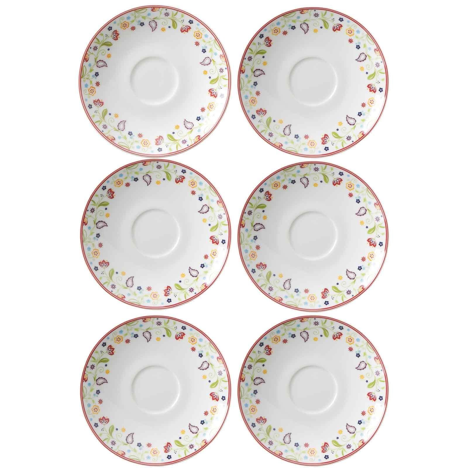 Ritzenhoff & Breker Untertasse Shanti Espressountertassen ø 12.0 cm 6er Set, (6 St)