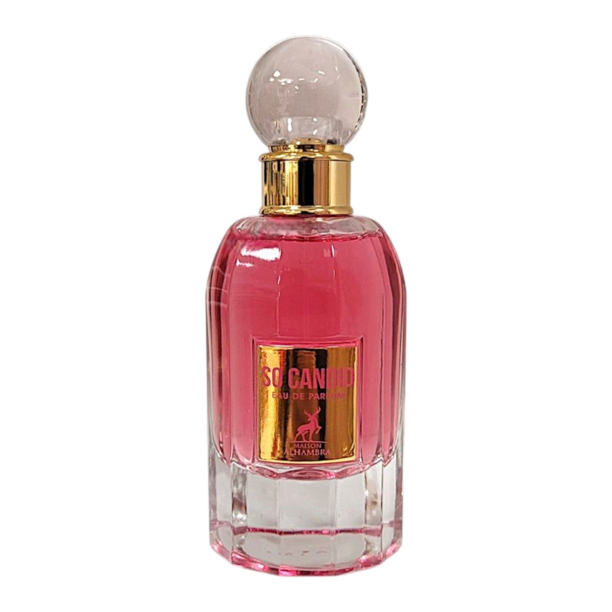 Maison Alhambra Duft-Set So Candid Pour Femme Rouge EDP 85ml + Parfümzerstäuber (leer) Set