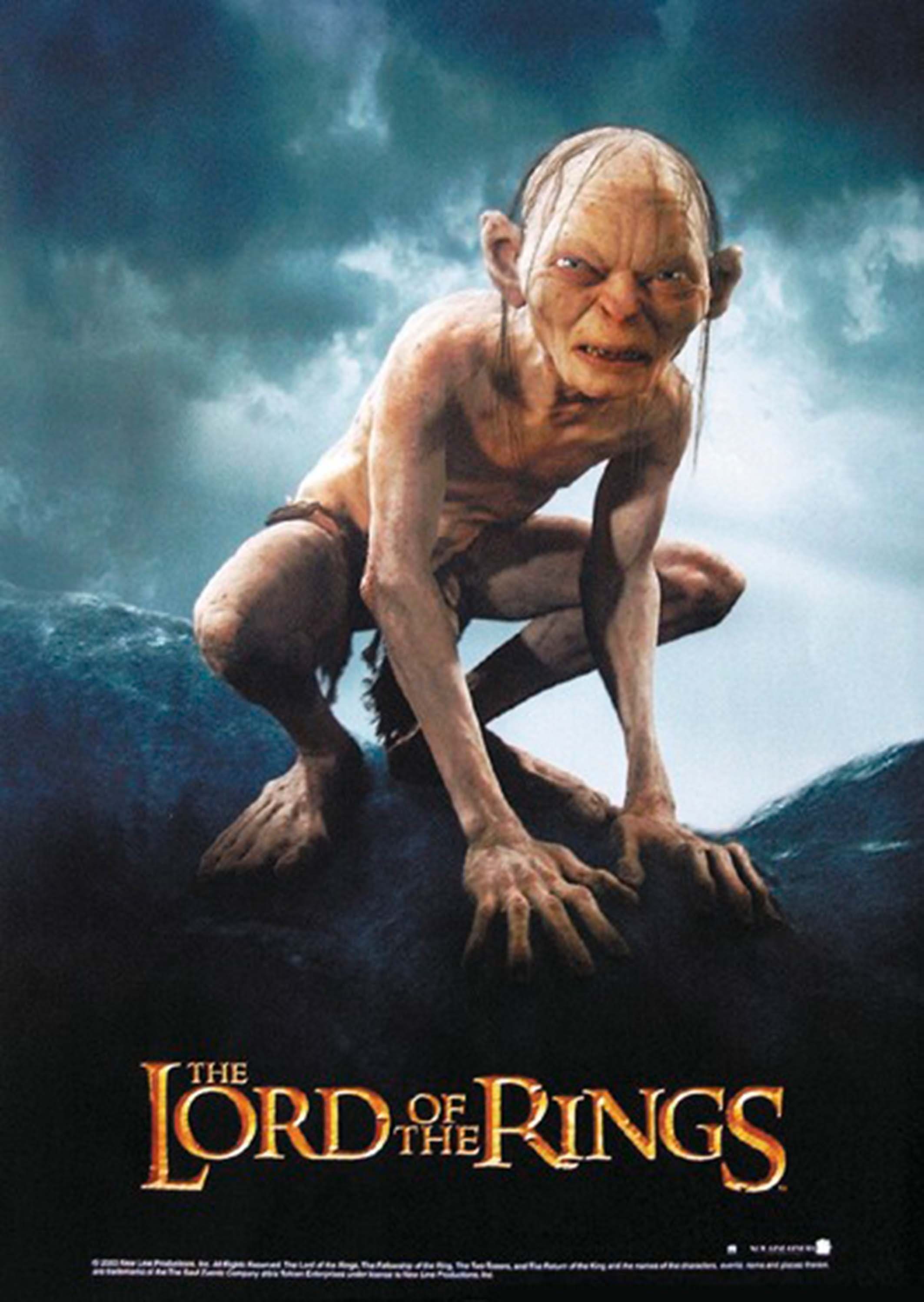 Close Up Плакат Herr der Ringe Плакат Die zwei Türme Gollum 90 x 64 cm