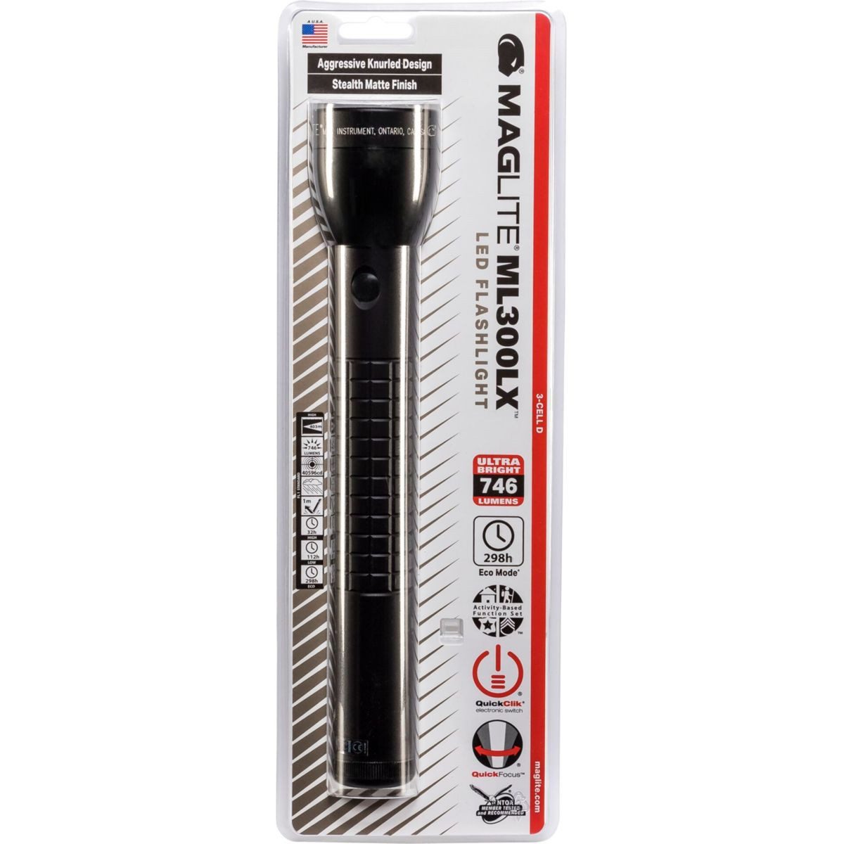 MAGLITE Taschenlampe ML300XL 3 D-Cell Taschenlampe