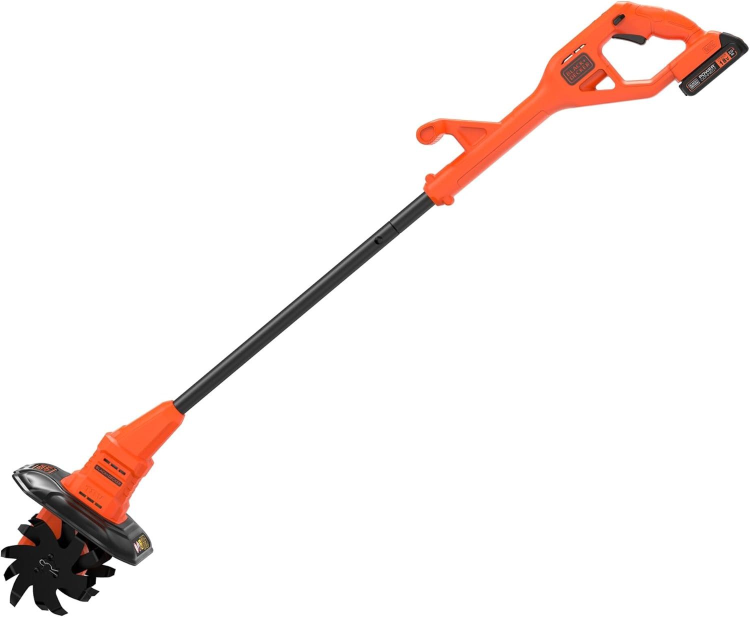 Black + Decker Akku-Motorhacke Motorhacke, 18 V, 2 Ah, mit Akku BETL1820L-QW, 1-St.