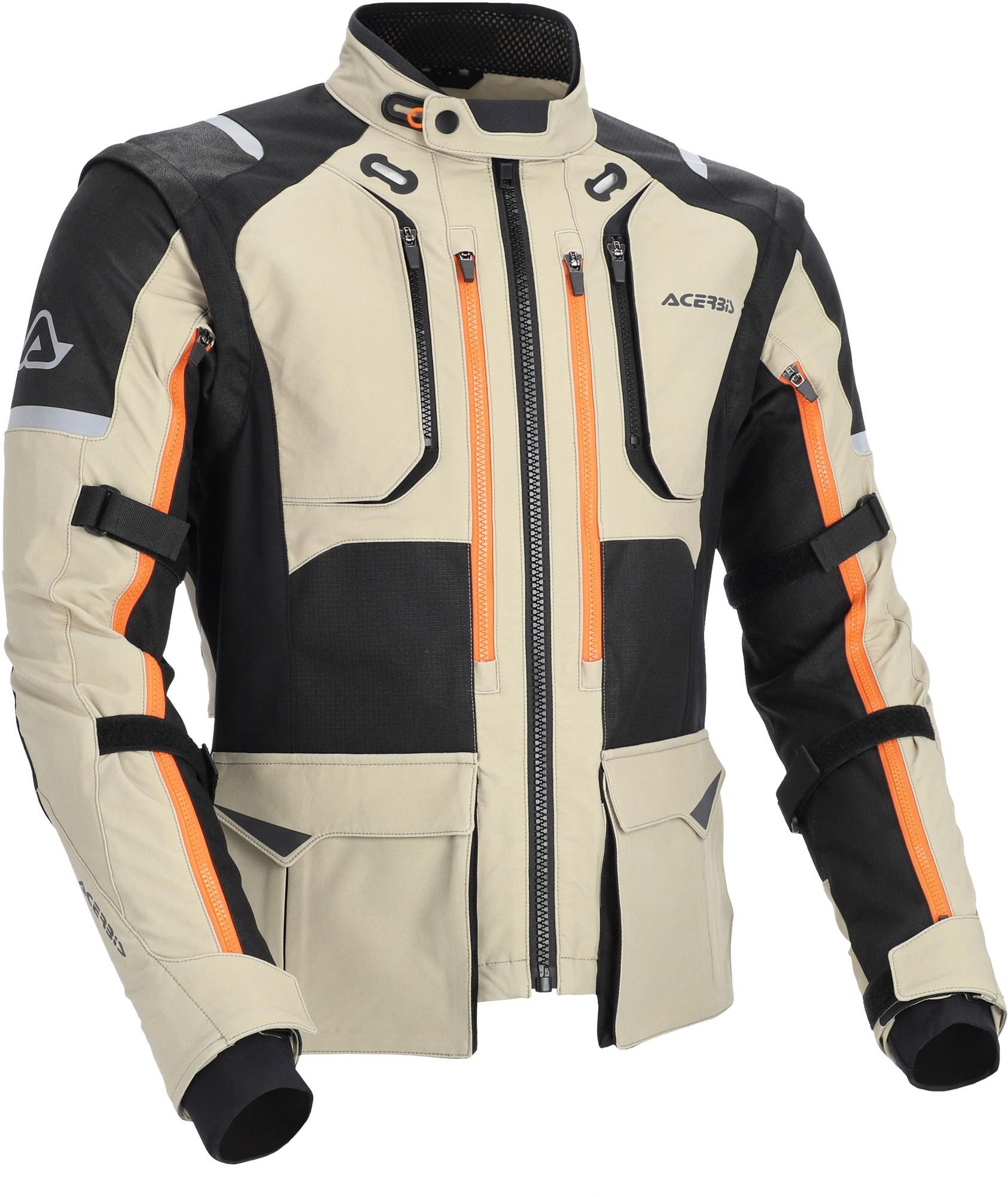 Acerbis Motorradjacke Rally Pro Motorrad Textiljacke vorbereitet für Trinksystem,wasserabweisend