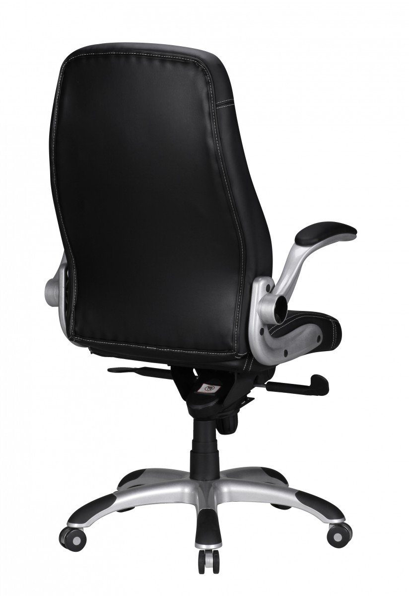 mit Gaming Weiß, Design), Armlehne Chair Bürostuhl Racing Drehstuhl / Schwarz (Kunstleder Schreibtischstuhl Amstyle Drehbar, SPM1.239