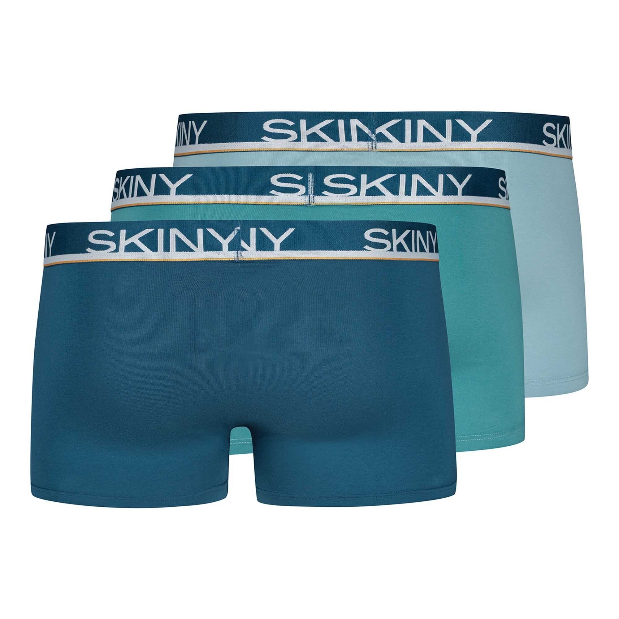 Trunks, Blau/Türkis/Hellblau Pants Boxer Skiny Boxer Pack Shorts 3er - Herren