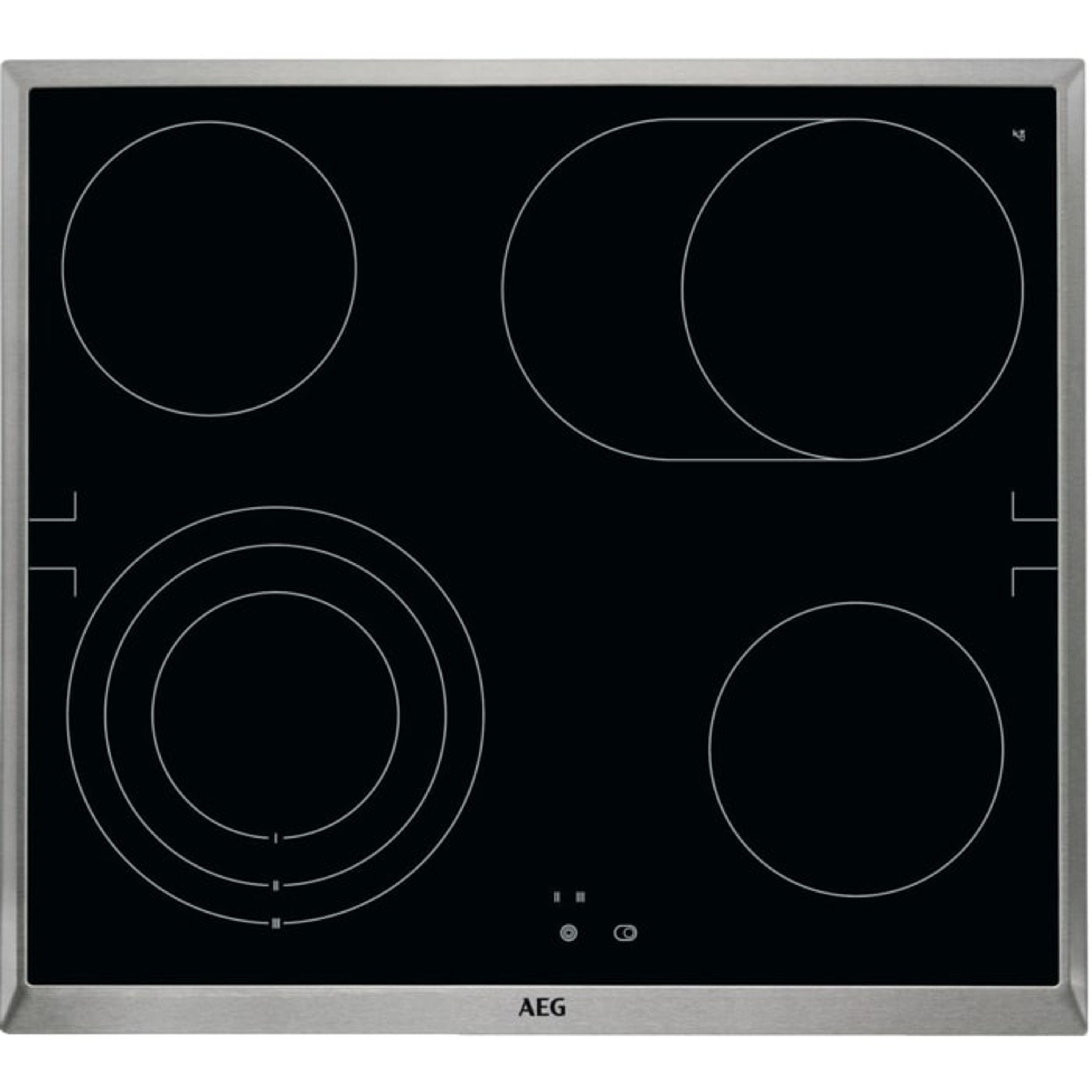 AEG Elektro-Kochfeld von SCHOTT CERAN® HE604070XB HE604070XB, OptiFix,OptiFit Frame