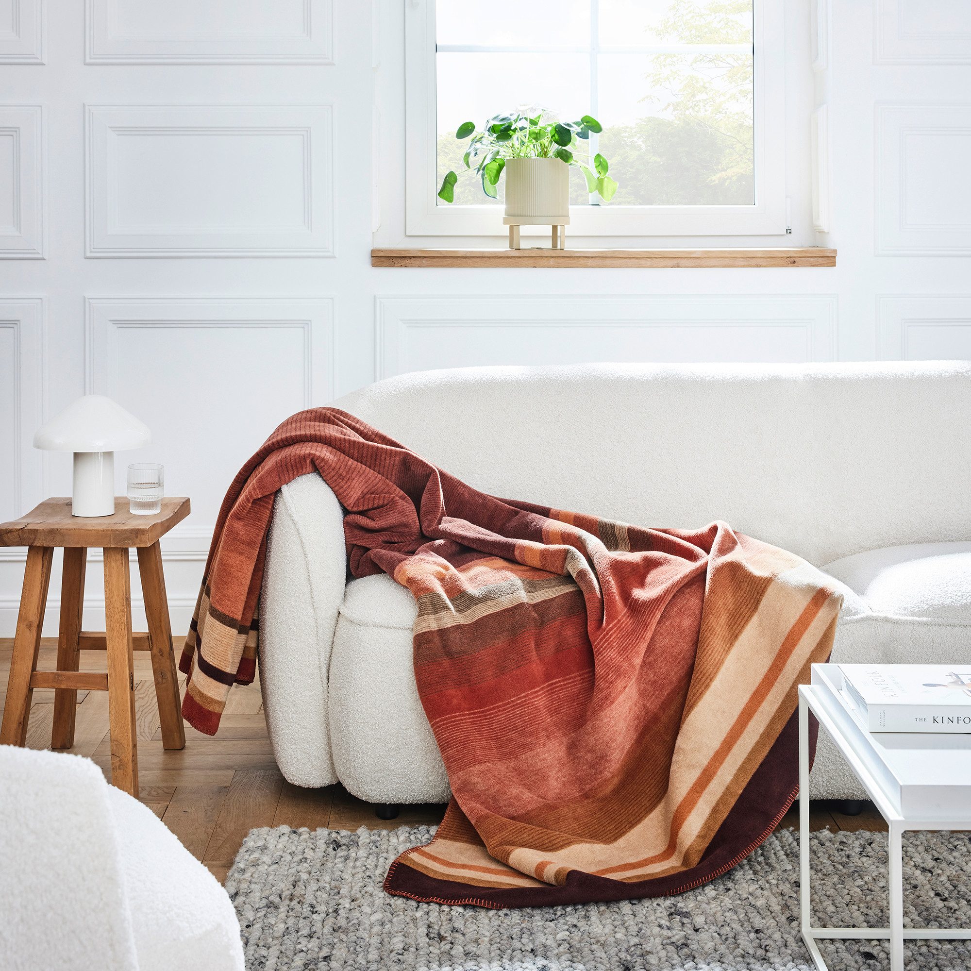 Wohndecke Wohndecke Latur, IBENA, Im Streifen Look