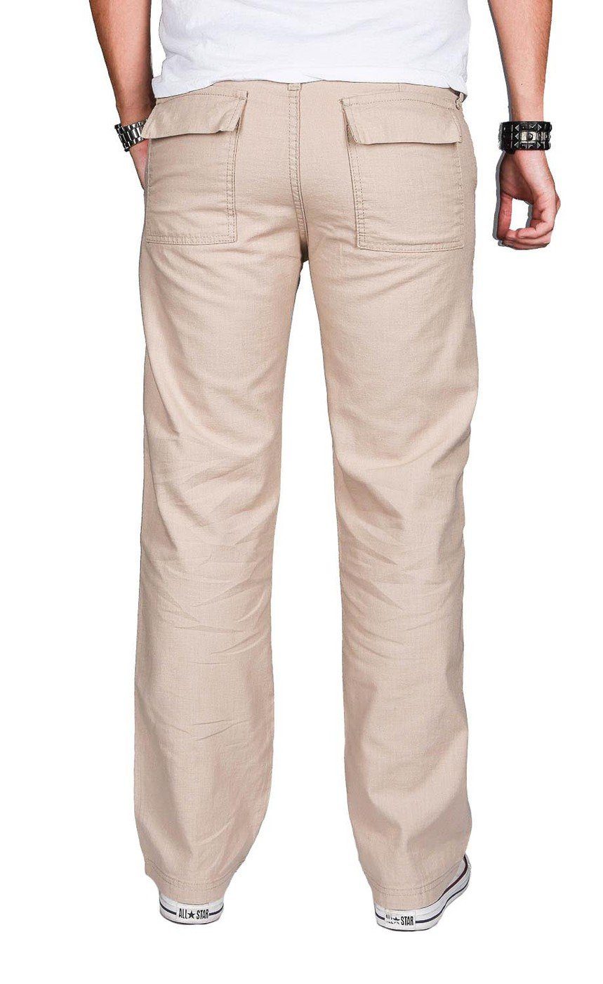 Alessandro Salvarini Leinenhose Herren – leichte Sommerhose Baumwolle Luftige Hose mit Kordelzug und bequemem Schnitt – Bild 4 von 4
