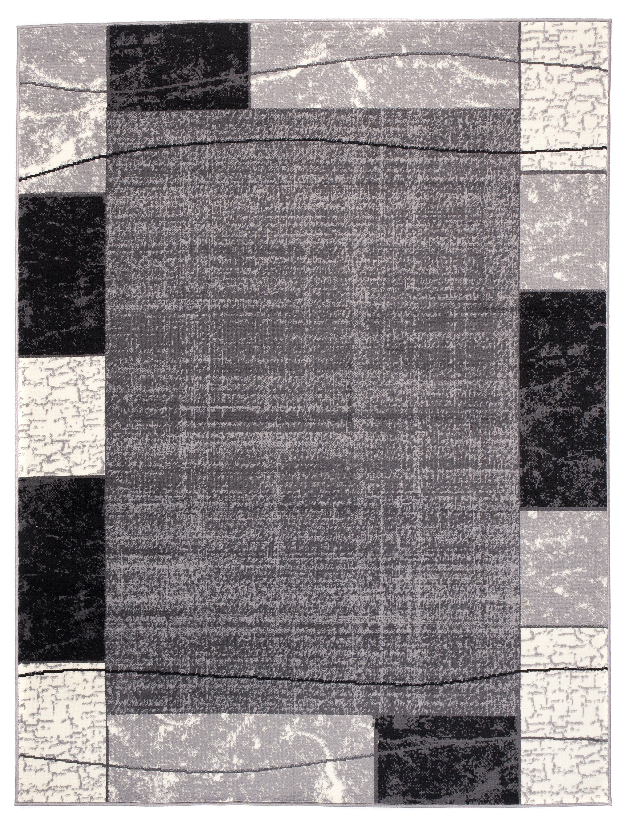 Mazovia Designteppich Modern Teppich Kurzflor Wohnzimmerteppich günstig online kaufen