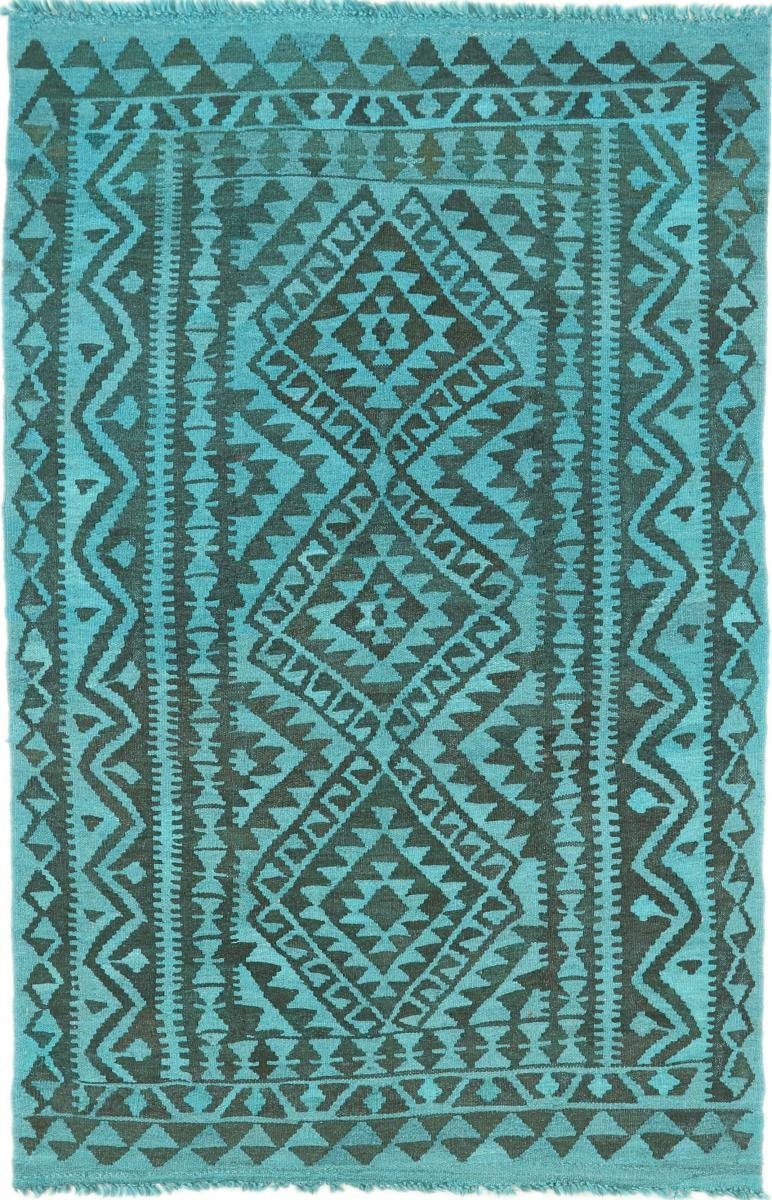 Orientteppich Moderner, Kelim Afghan 121x184 Höhe: Trading, Handgewebter mm rechteckig, Heritage Limited 3 Nain