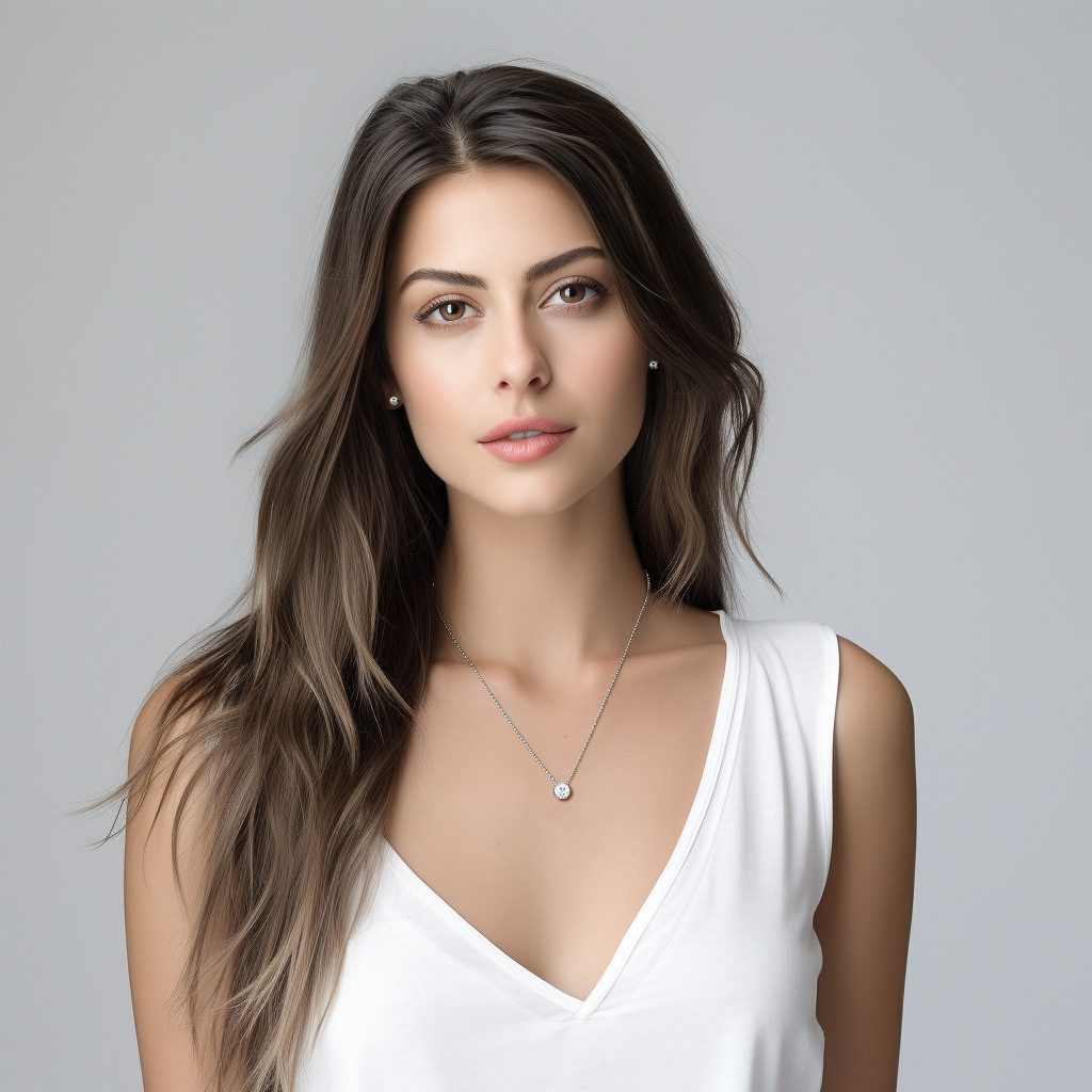 LÖB Kette mit Anhänger 925 Silber Halskette Zirkonia Strass Stein Anhänger Diamant Form Kette (Geschenke für Frauen Damen Beste Freundin Mutter Mama Ehefrau Oma sie zum Geburtstag Schmuck Sommer), Solitär Glitzer Steinanhänger Weiß Schmuck Brautschmuck Dezent Elegant