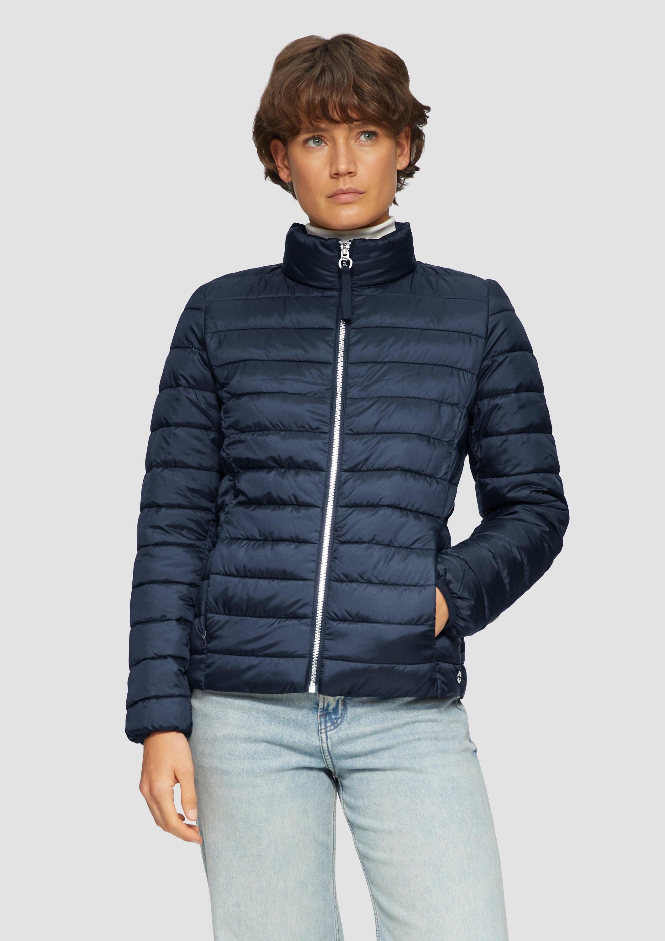 s.Oliver Funktionsjacke Indoor-Jacke Leichte Jacke mit Steppung und Stehkra günstig online kaufen