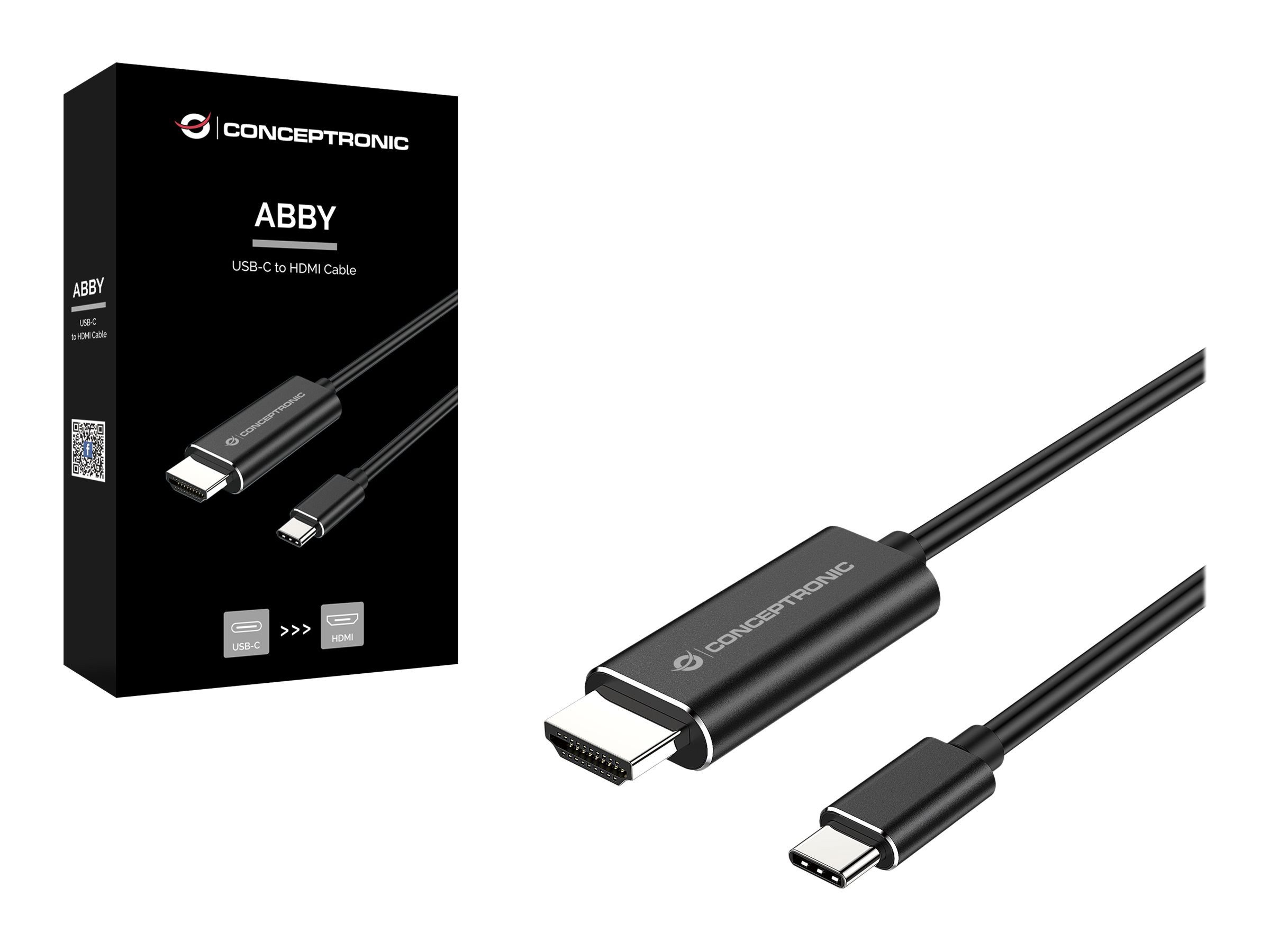 CONCEPTRONIC Adapter USB-C -> HDMI 4K30Hz 2.00m Computer-Kabel