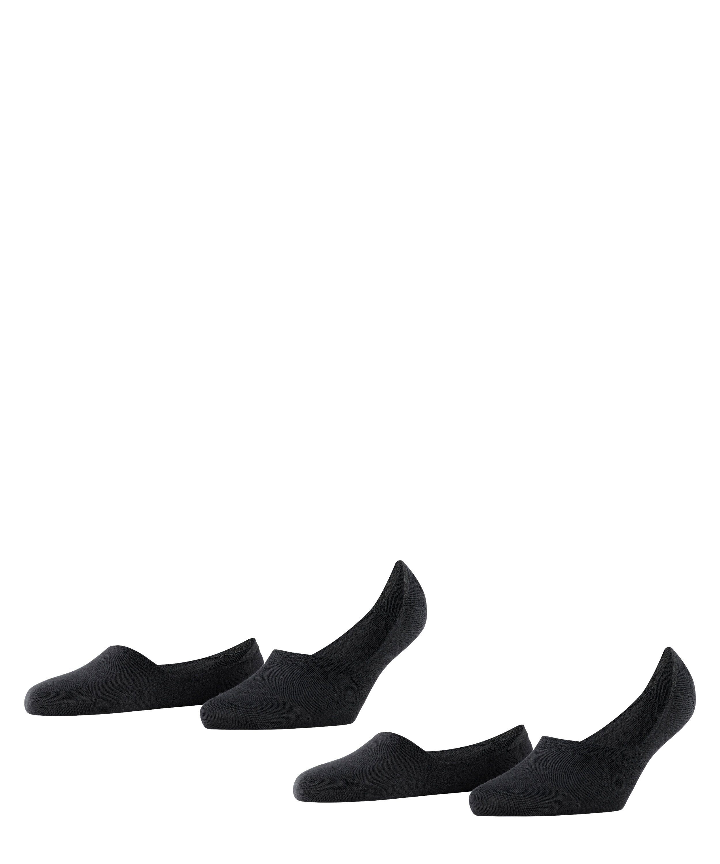 Anti-Slip-System black mit 2-Pack Everyday Burlington Füßlinge (3000)