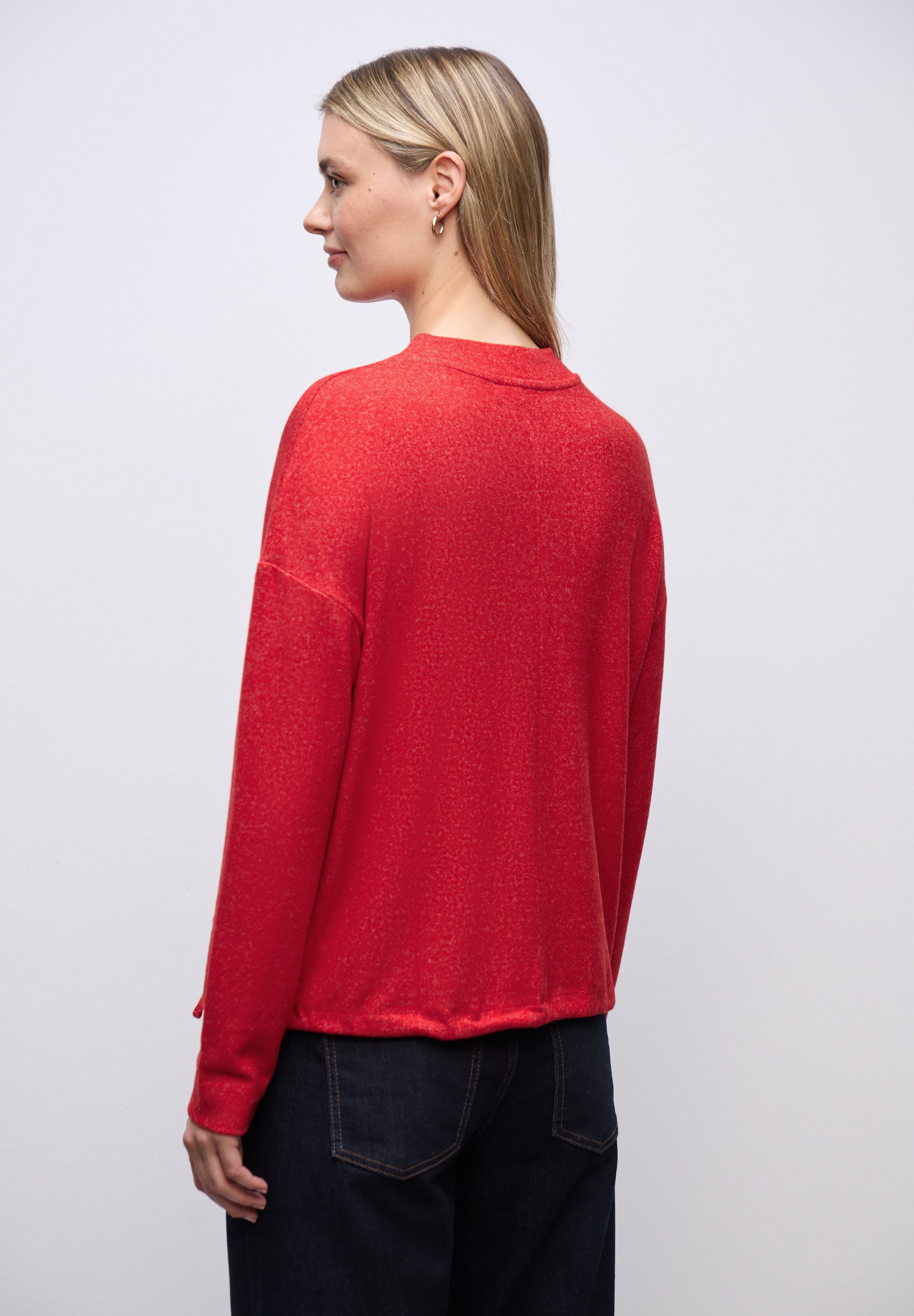 STREET ONE Langarmshirt aus strecthigem Viskosematerial – Bild 3 von 5