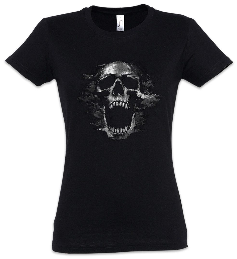 Urban Backwoods Print-Shirt Screaming Skull I günstig online kaufen