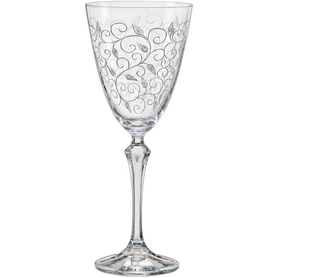 Rotweinglas Leaves Clear 350 ml 6er Set