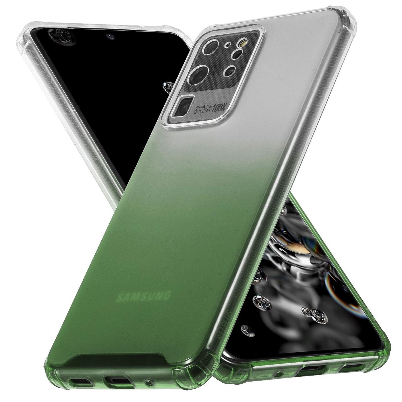 CoolGadget Handyhülle Farbverlauf Twilight Hülle für Samsung Galaxy S20  Ultra 6,9 Zoll, Robust Hybrid Cover Kamera Schutz Hülle für Samsung S20  Ultra 5G Case