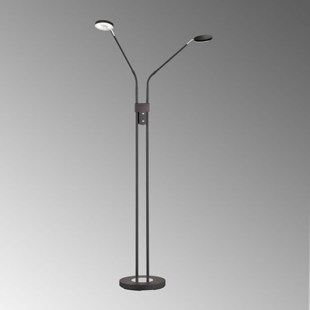 Standlampe 2-Flammig cm- Wohnzimmerlampe Dimmbar Stehlampe, LED LED H etc-shop 150 Stehleuchte