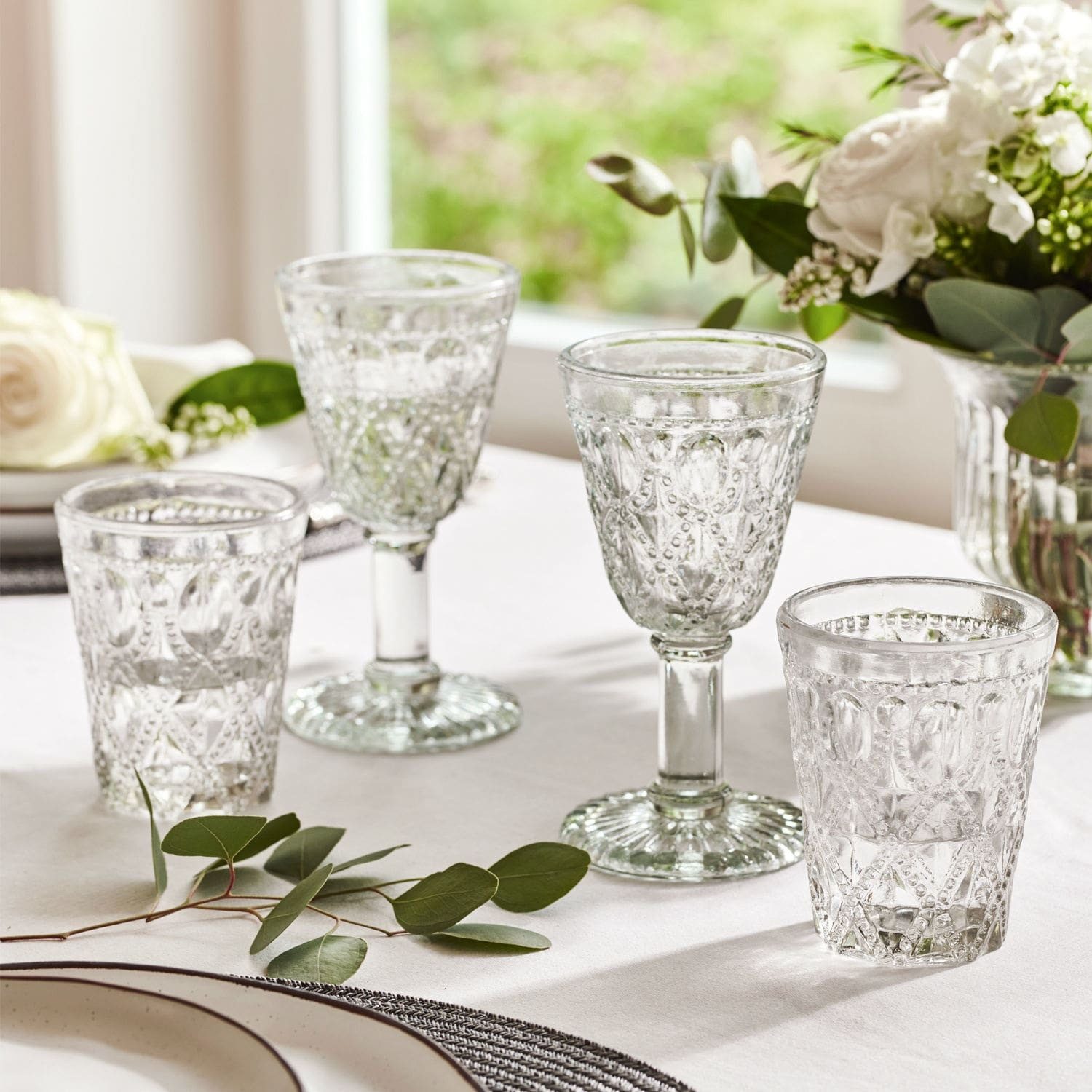 Mirabeau Glas Glas 8er Set Vérane klar, Glas