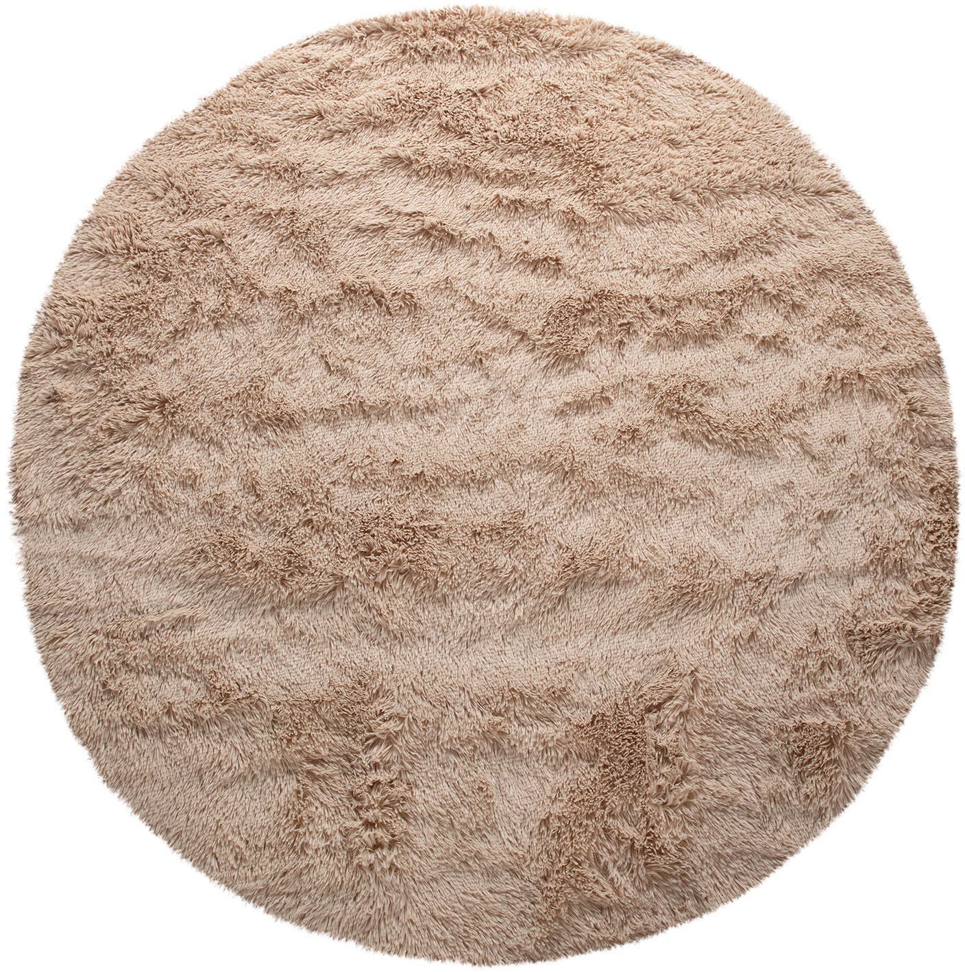 Paco Home Hochflor-Teppich Silky 591, rund, günstig online kaufen