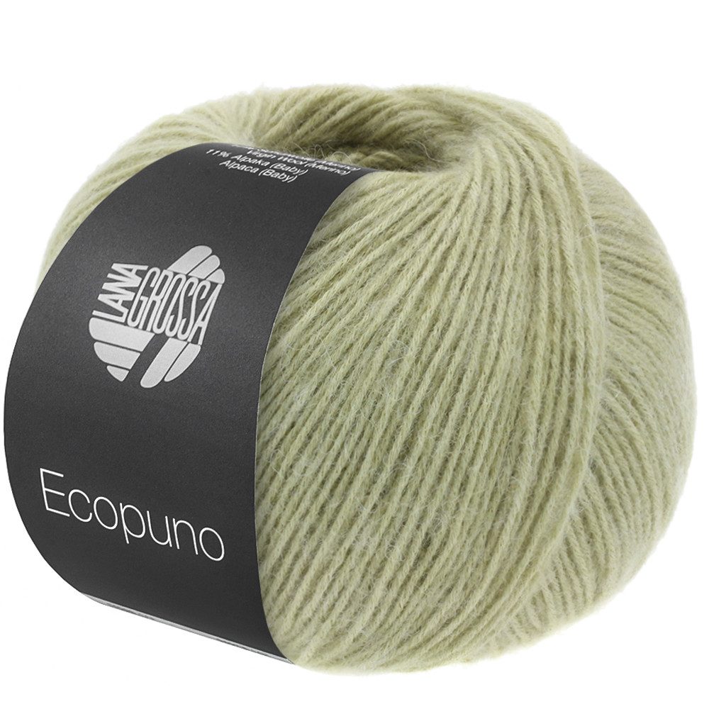 LANA GROSSA ECOPUNO Häkelwolle, 215 m (superweiches Ganzjahresgarn aus Baumwolle mit Merino und Baby Alpaka), 50 g