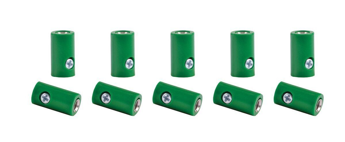 Viessmann Modelleisenbahn-Stecker Viessmann 6881 Muffen grün, 10 Stück