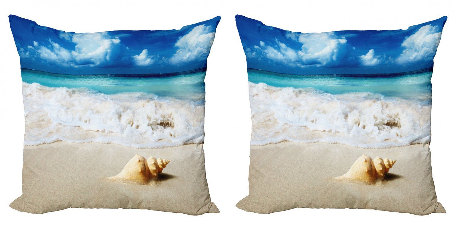 Kissenbezüge Modern Accent Doppelseitiger Digitaldruck, Abakuhaus (2 Stück), Strand Nautical Sunny Küste