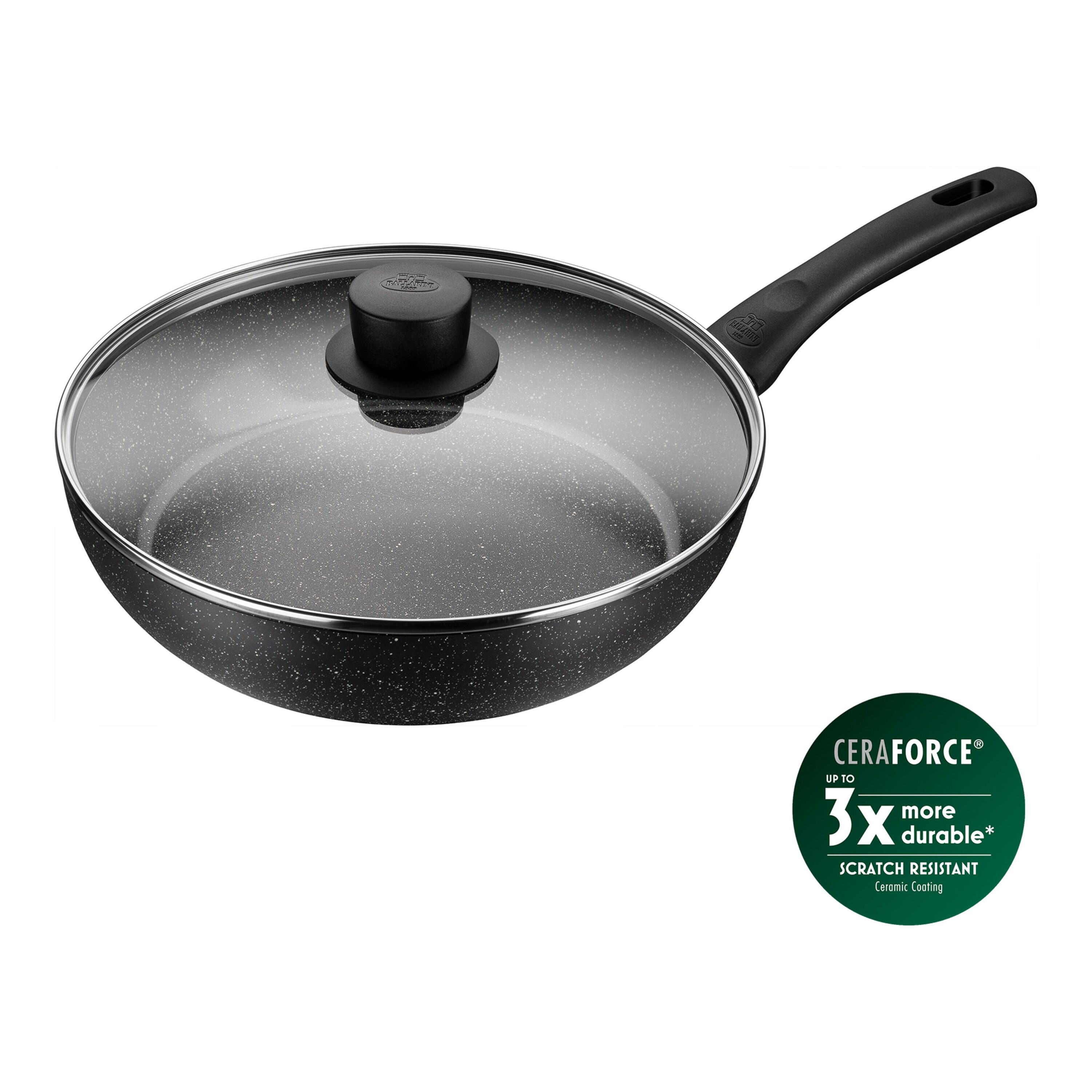 Zwilling Schmorpfanne ZWILLING Schmorpfanne VIPITENO CERAMIC LHD 48x14x28 cm schwarz