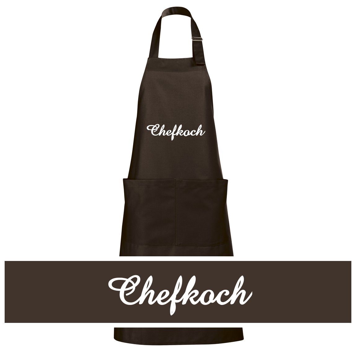 Schnoschi Kochschürze Hochwertige Küchenschürze mit Chefkoch günstig online kaufen