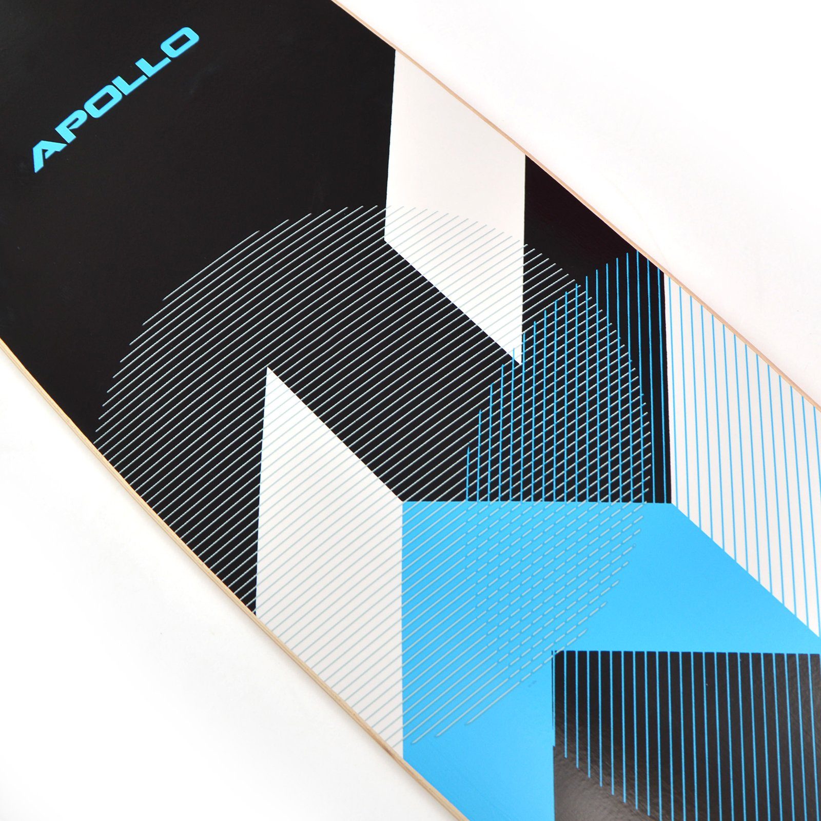 Apollo Longboard Twin Tip DT Longboard 38", aus Holz mehrlagig verleimt für Idealen Flex & Stabilität