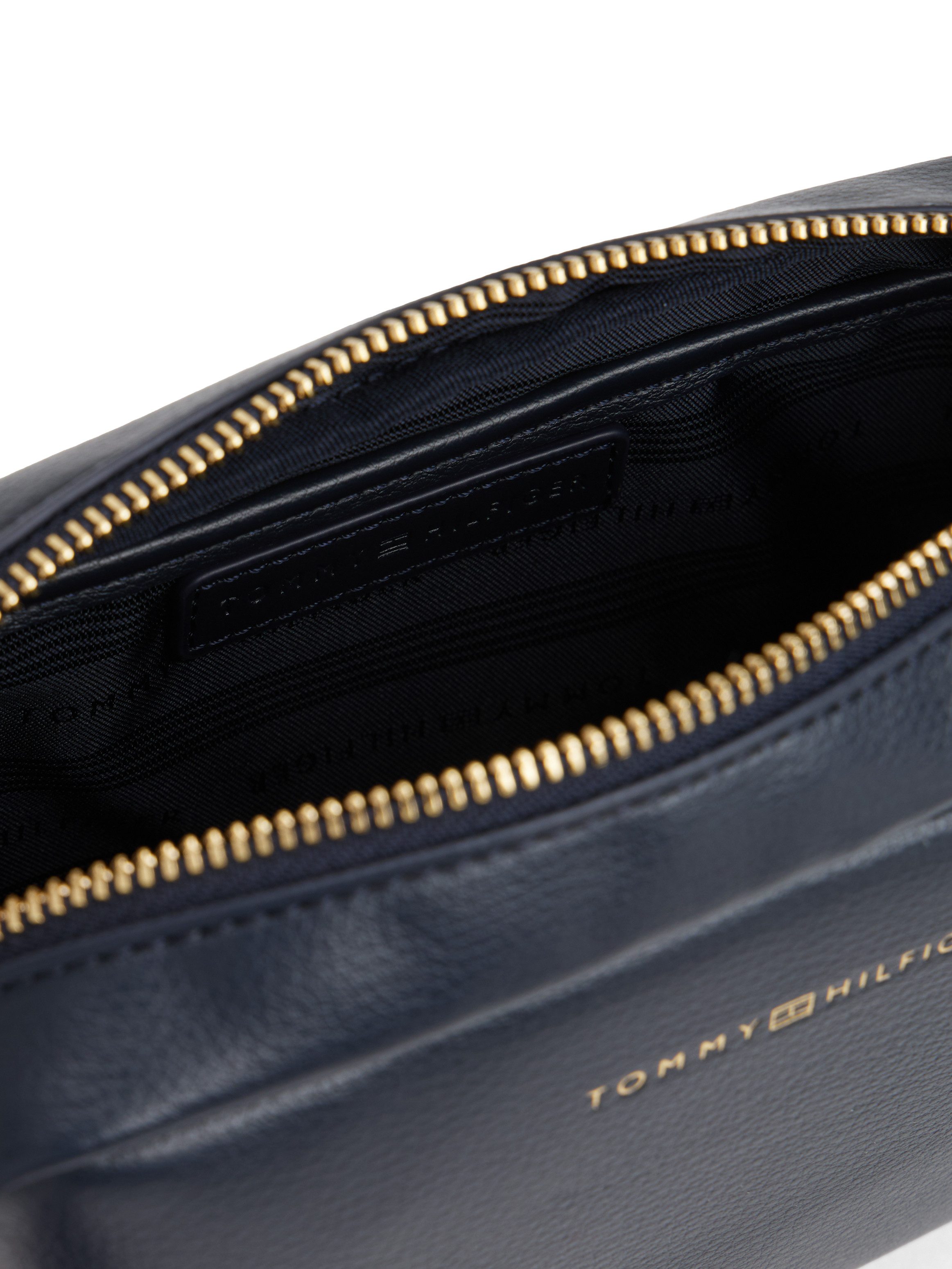 Tommy Hilfiger Mini Bag TH LOGOTAPE CAMERA BAG, Damen Umhängetasche, Schultertasche mit Logoschriftzug