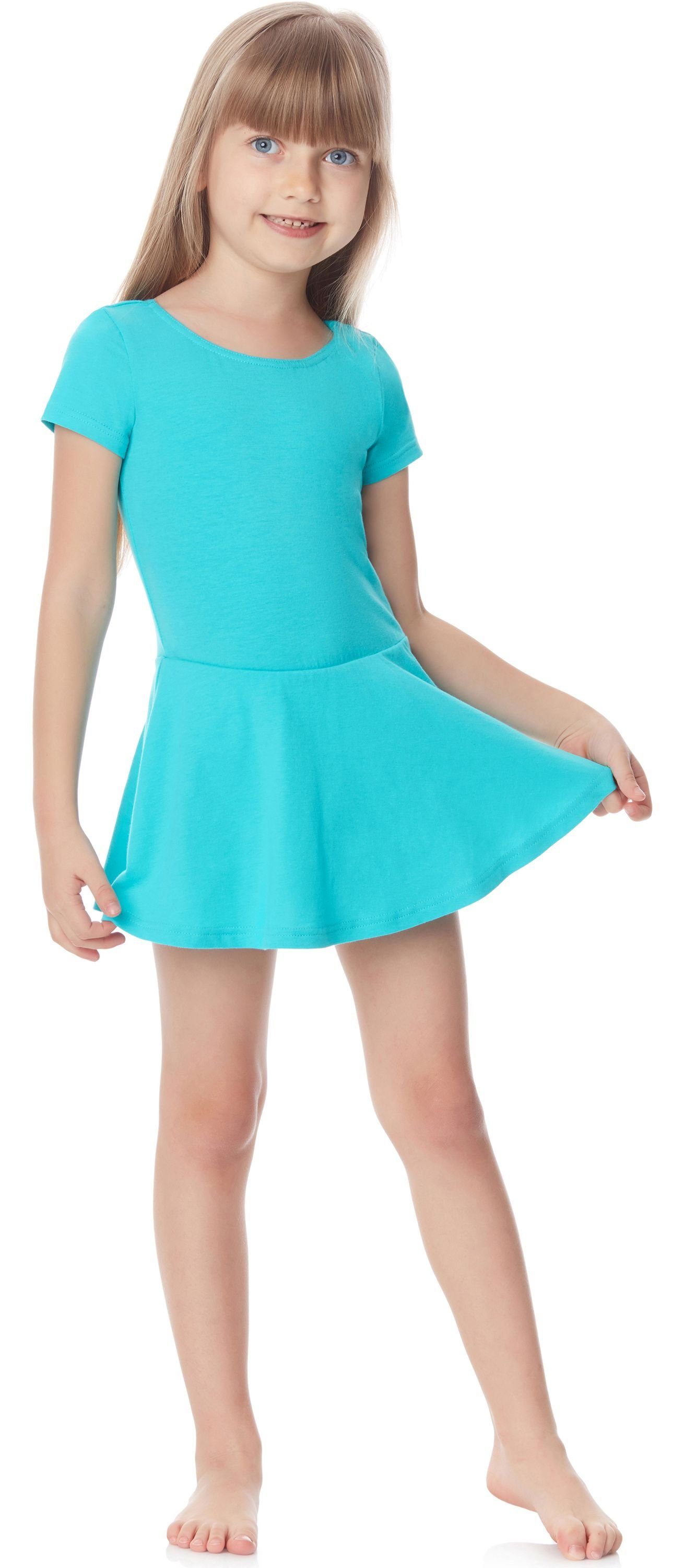 Merry Style Bodykleid Mädchen Tanzbody mit kurzen Ärmeln Balletkleid Body MS10-136