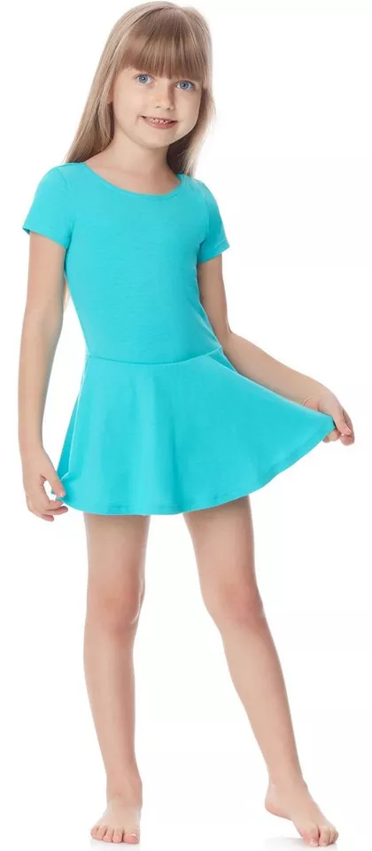 Merry Style Bodykleid Mädchen Tanzbody mit kurzen Ärmeln Balletkleid Body MS10-136