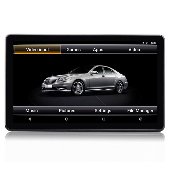 TAFFIO Universal Auto Kopfstützen 11.6" Touch Android Bluetooth WiFi USB Navigationsgerät