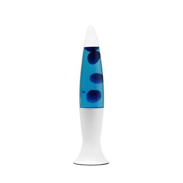 Licht-Erlebnisse Lavalampe ROXY, Tischlampe Blau 40 cm dekorativ stimmungsvolle Magmaleuchte