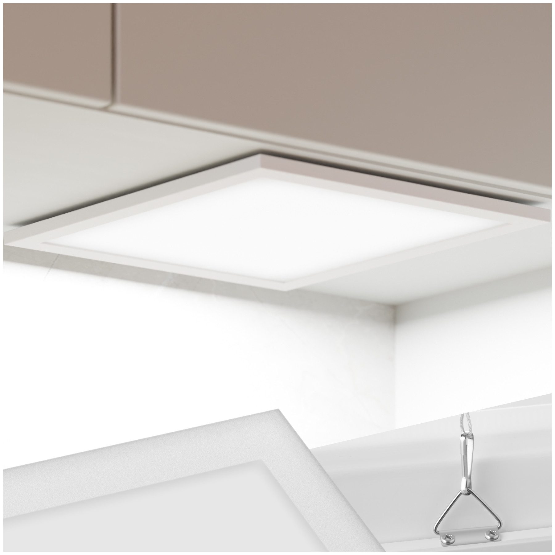 tectake Deckenleuchten LED-Paneel, Modernes LED-Paneel mit günstig online kaufen