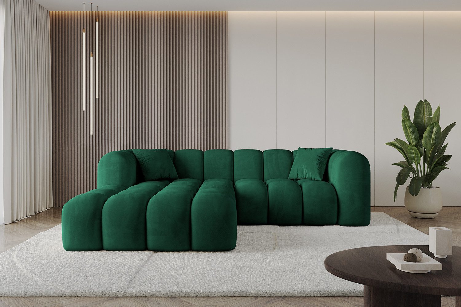 ALTDECOR Ecksofa OLEA-L1, Sofa Praktische Bequeme Funktionsecke Couch L-Form Eckcouch, Corner Sofa L-Form Vielseitige Sofa Wohnlandschaft Wohnzimmer