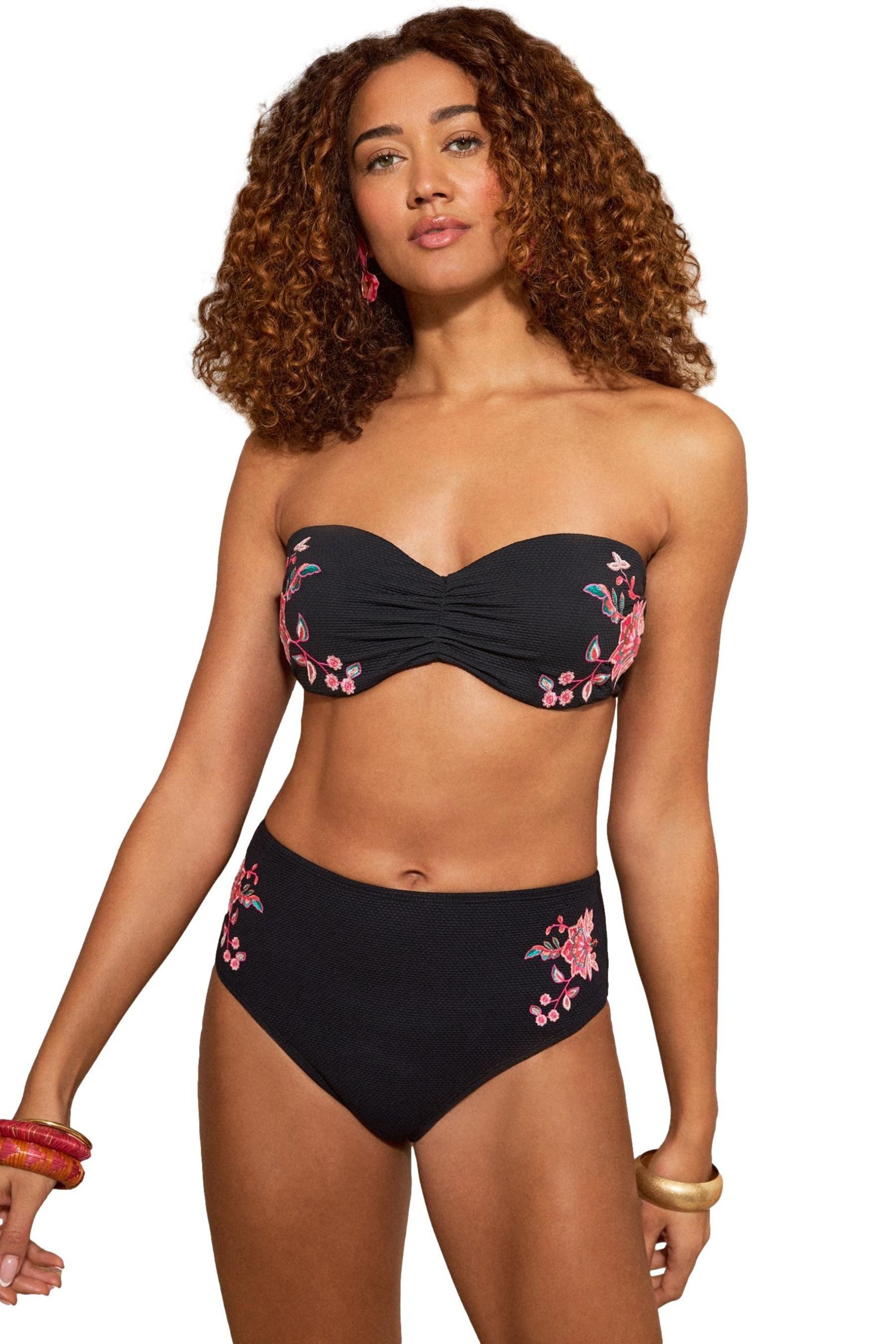 Love & Roses Bandeau-Bikini-Top Love & Roses Bikinioberteil mit geformten Körbchen (1-St)