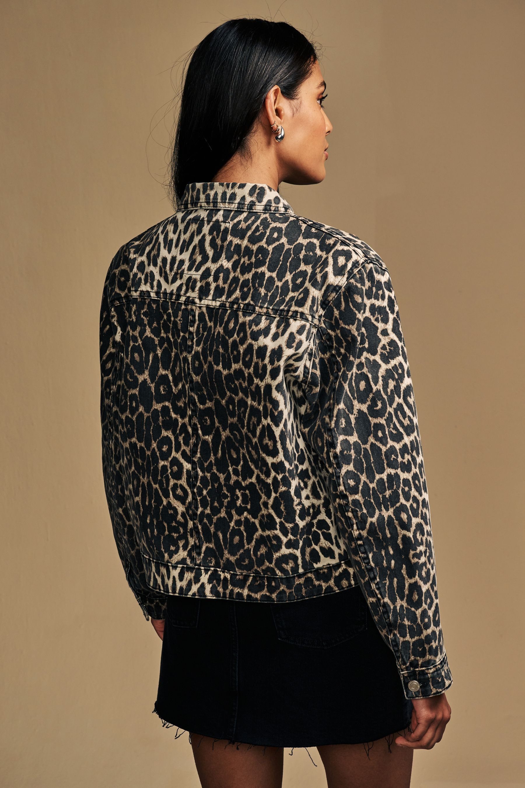 Next Jeansjacke Kastige Jeansjacke aus 100 % Baumwolle (1-St) günstig online kaufen