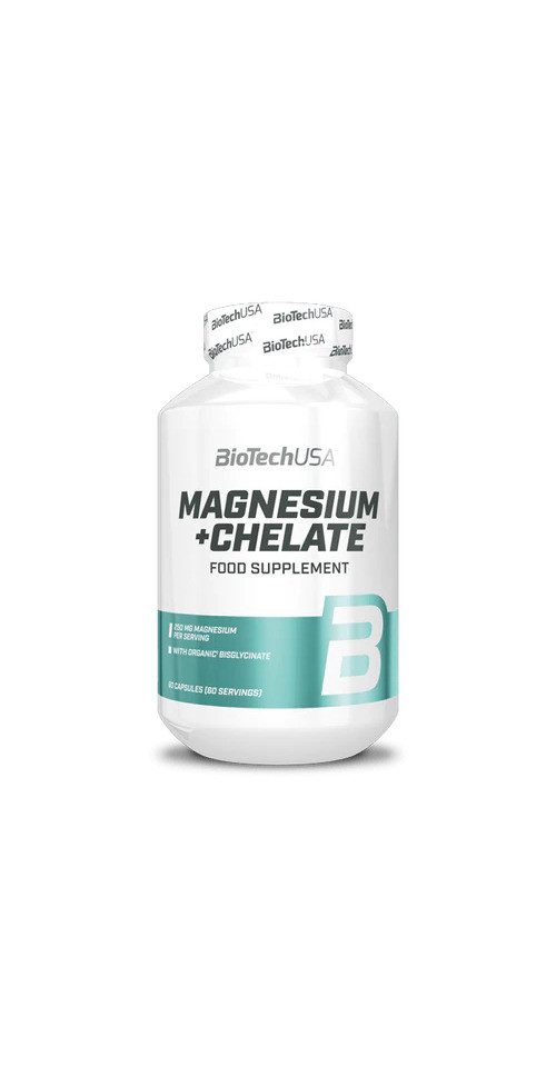Biotech USA BioTech Magnesium + Chelate 60 Kapsel Kapseln, 200 g, Kapseln