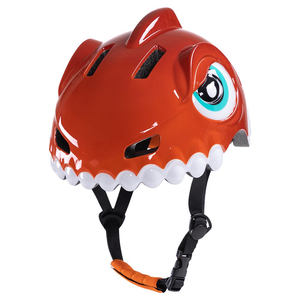 Wozinsky Kinderfahrradhelm Fahrradhelm Kinderhelm Schutzhelm (Spar-Set, 1-tlg., 52-56 cm leicht), 360°-Verstellrad, 250 g leicht, Dino-Motiv