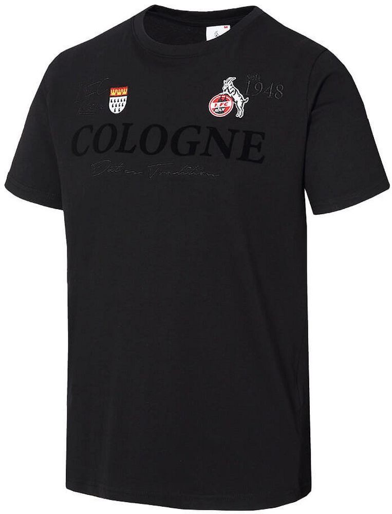 1. FC Köln T-Shirt T-Shirt Schwarzer Weg