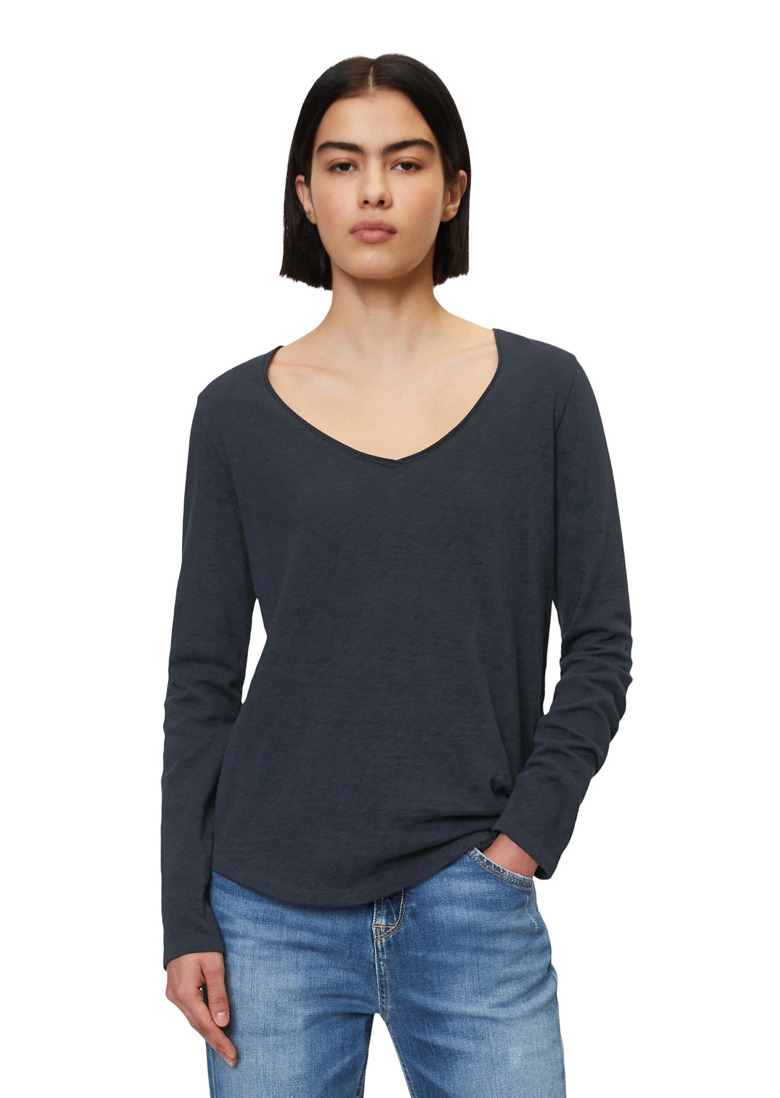 Marc O'Polo DENIM Langarmshirt aus Premium günstig online kaufen