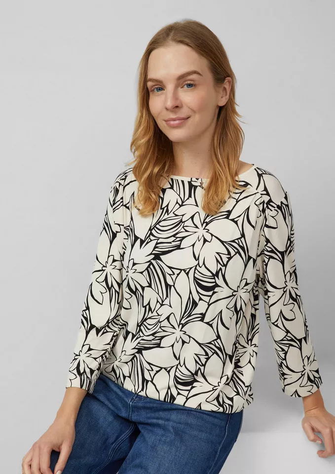 s.Oliver 3/4-Arm-Shirt T-Shirt 3/4-Arm Shirt im O-Shape